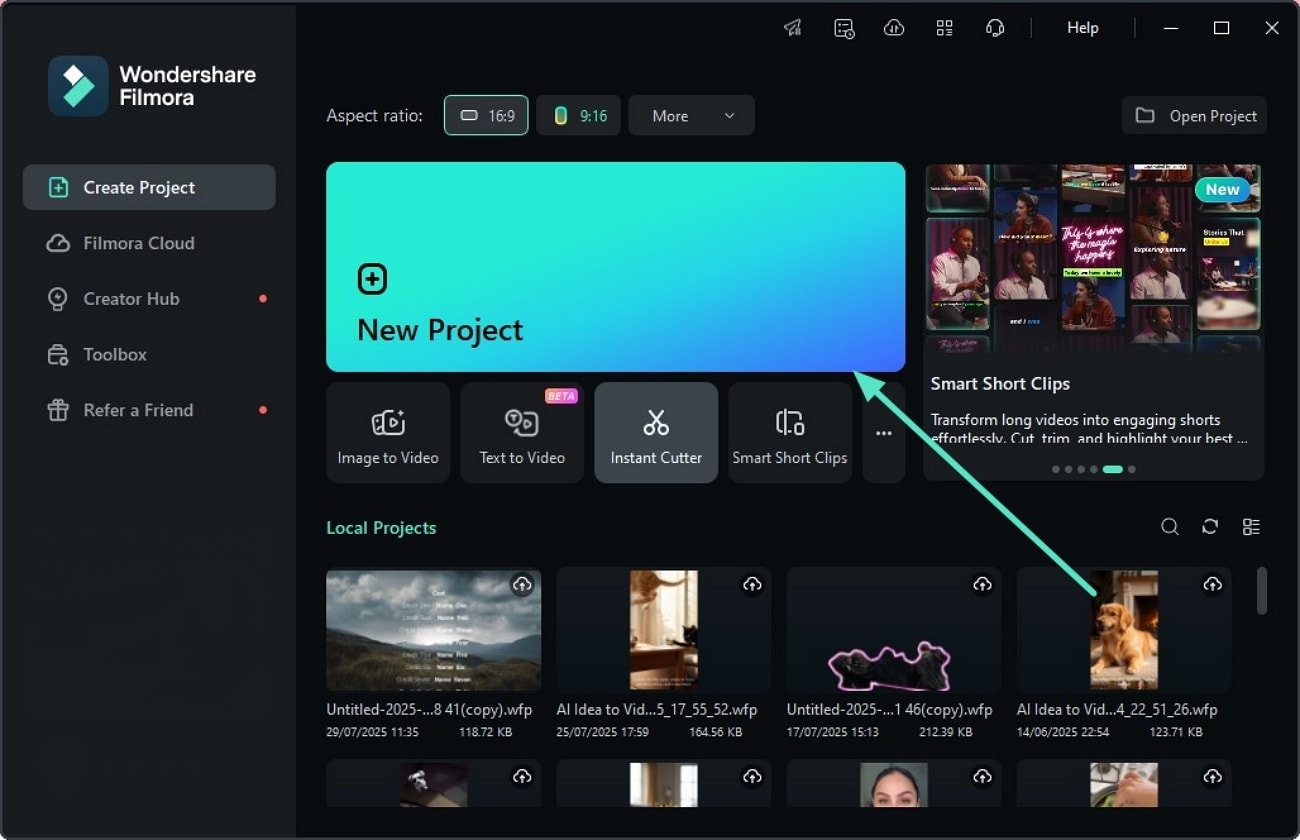 launch filmora desktop