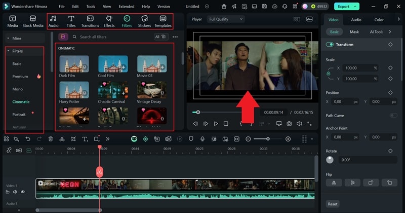 enhance new clip without subtitles