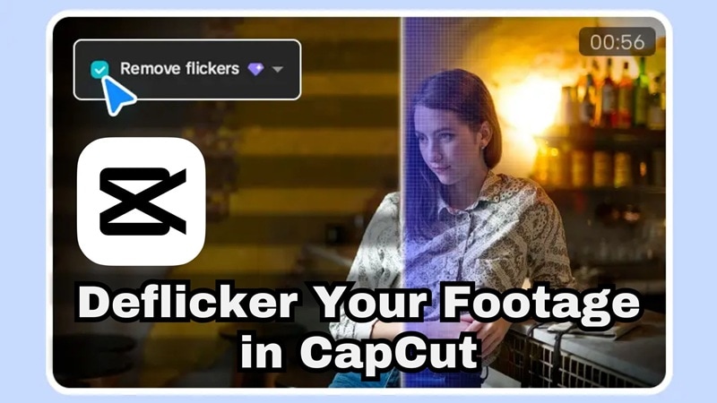 breaking down removing flicker in capcut