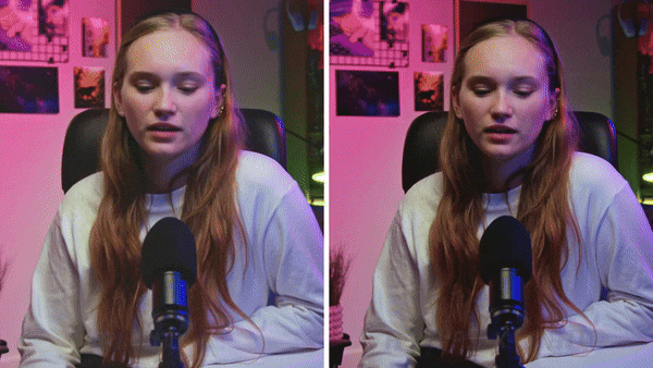 removing flicker with filmora ai feature