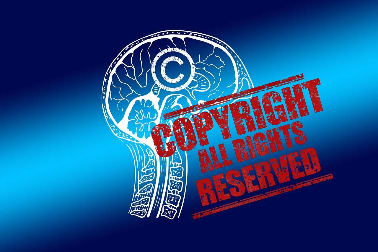 stock photo for explaining copyright watermarks