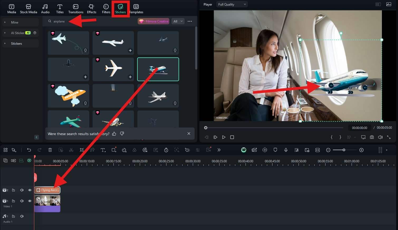 using stickers to cover getty watermark