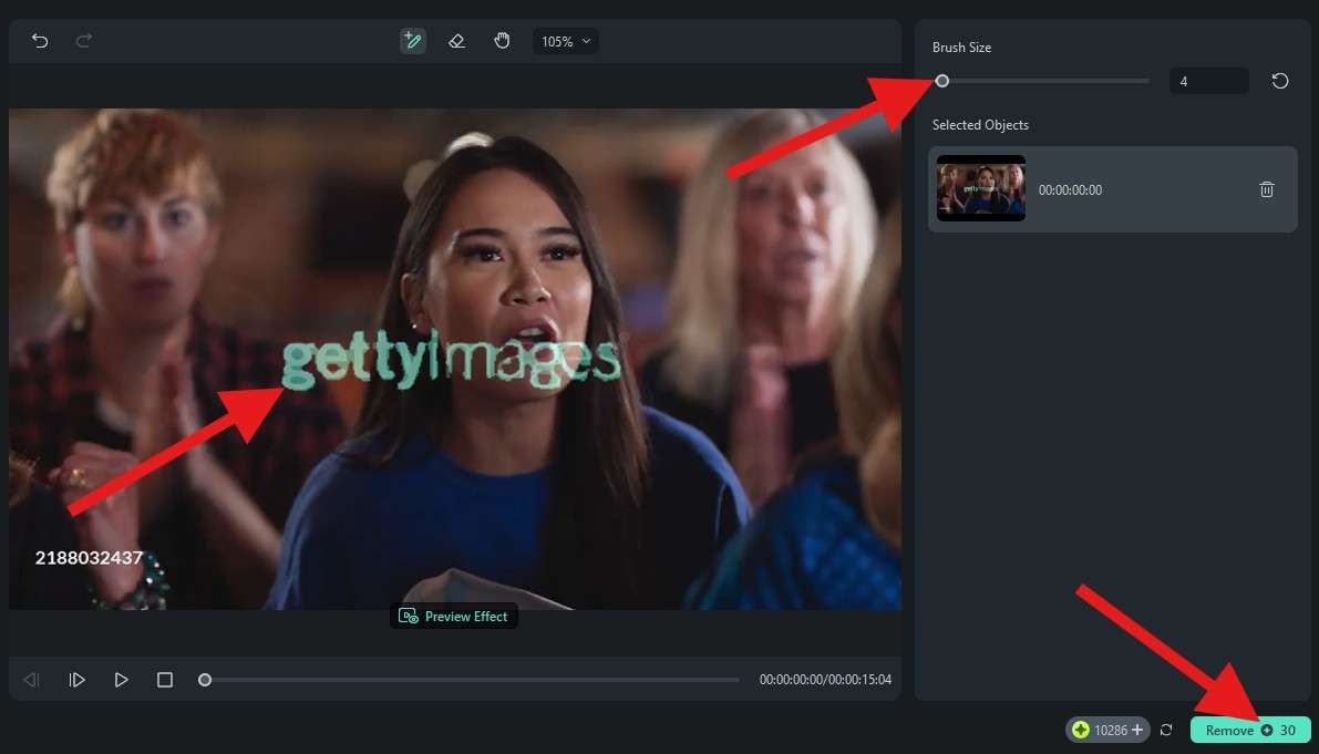 select getty images watermark to remove