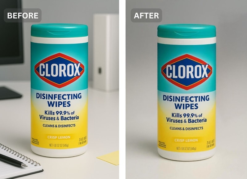 remove object for product photo
