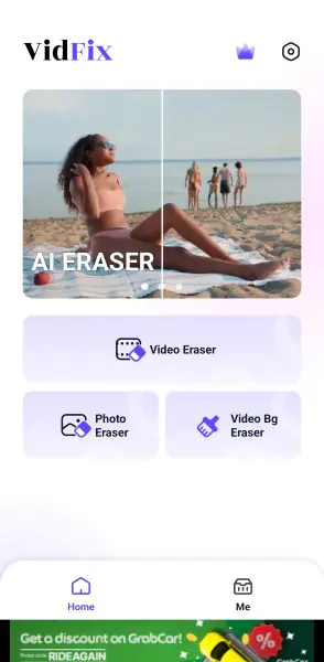 vidfix android ai eraser for video