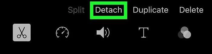 remove sound with the detach option