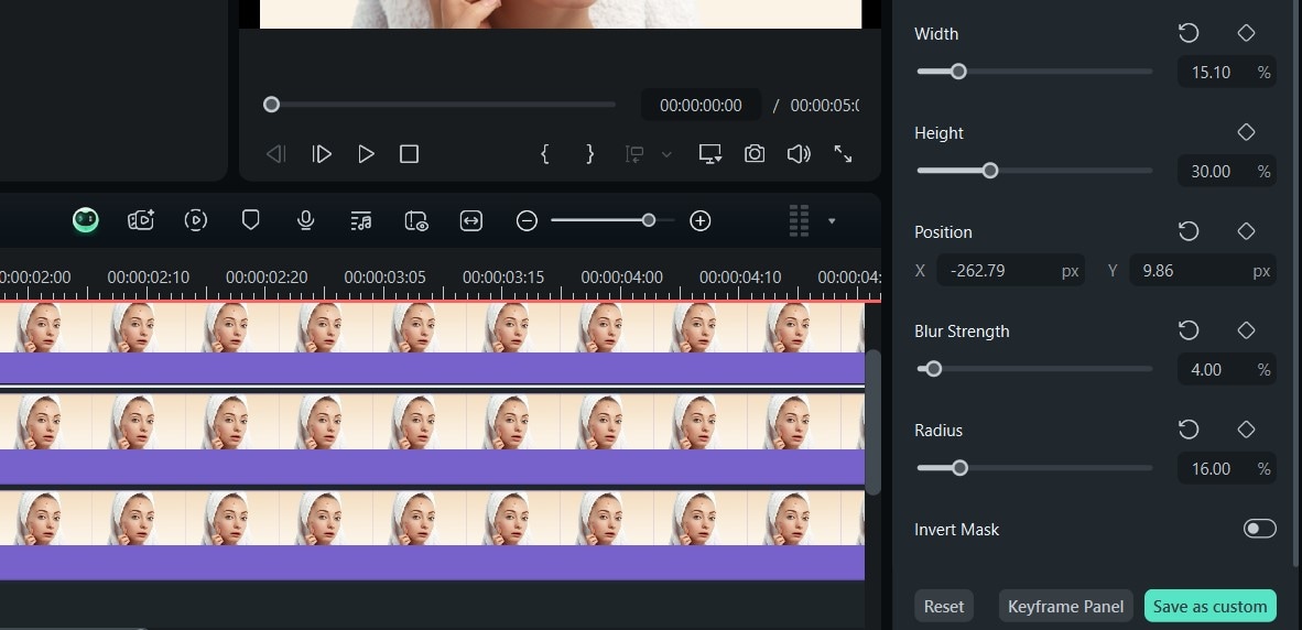 blur strength