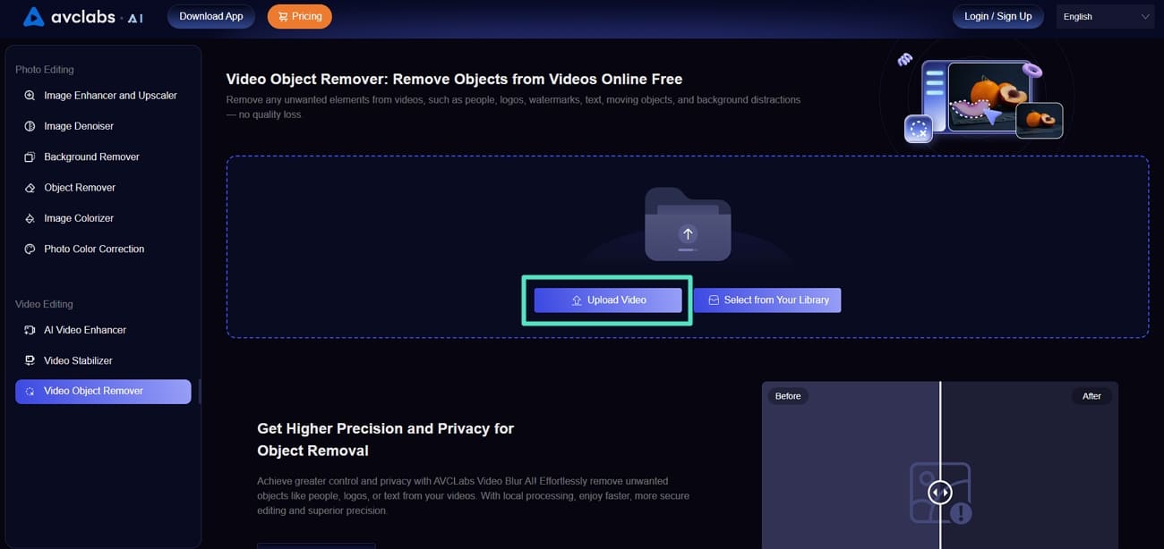 upload video to interface