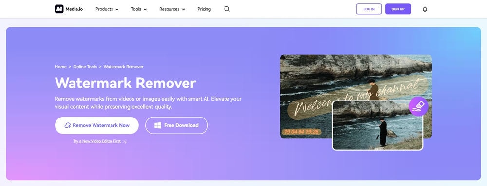 best online watermark remover media.io