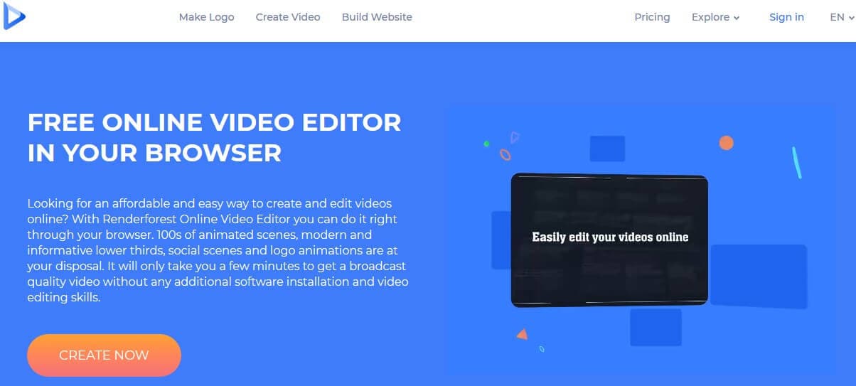  editor video online gratuito con effetti senza filigrana 