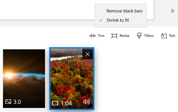 add titles/text to video on photos in windows 10