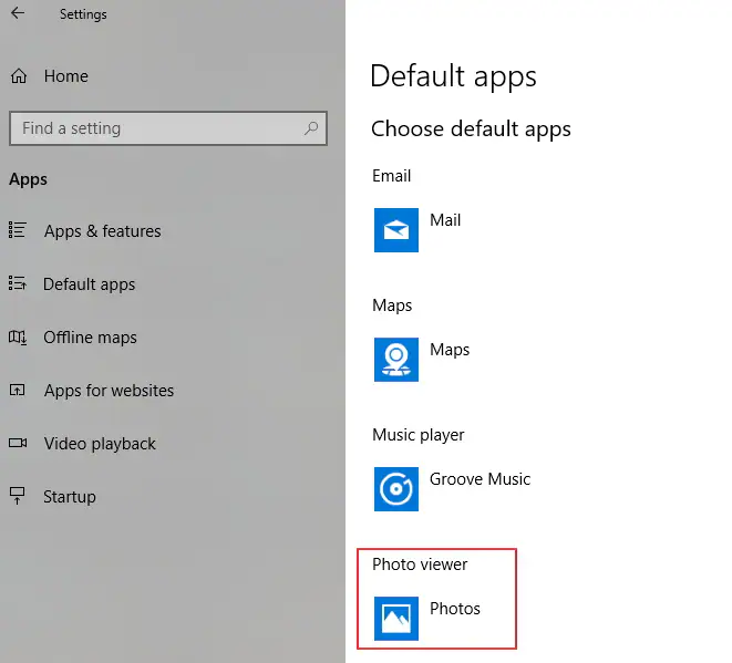 windows 10 installing photo viewer