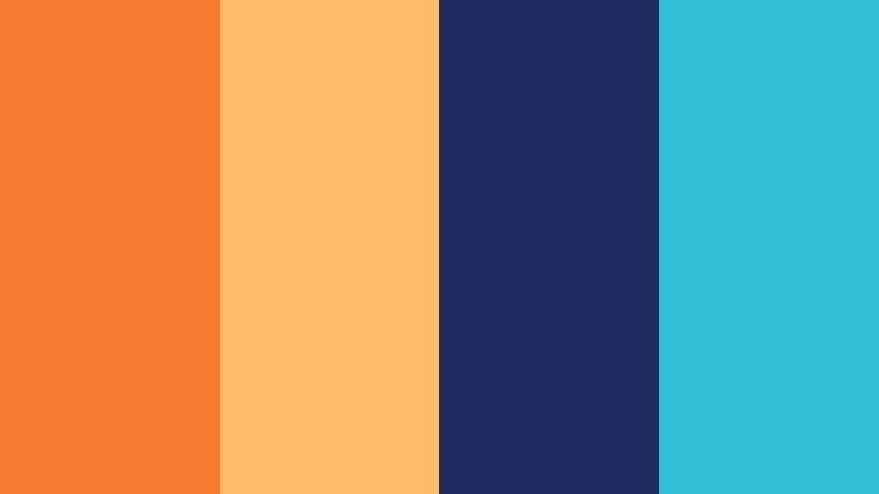 retro arcade glow retro tangerine color palette with hex codes