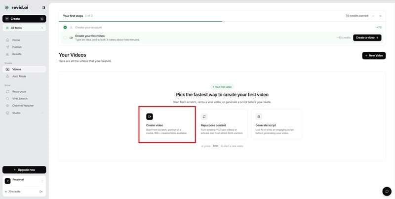 create video