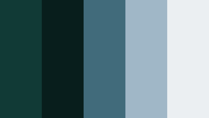 river gorge depths deep pine green color palette with hex codes