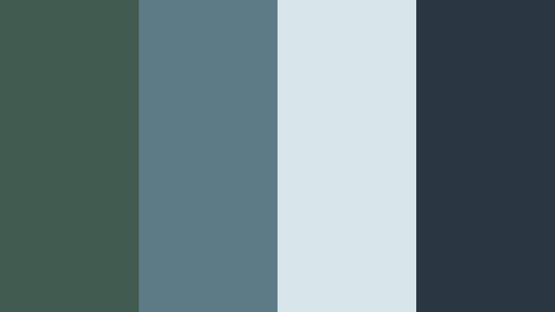 riverbank storyboard dark sage green color palette with hex codes