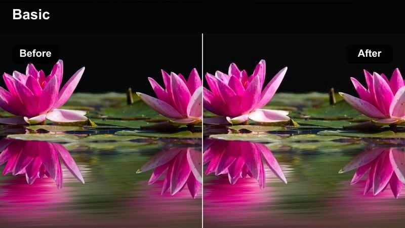 Vlogger on a couch with minimal makeup under a soft beige video filter.