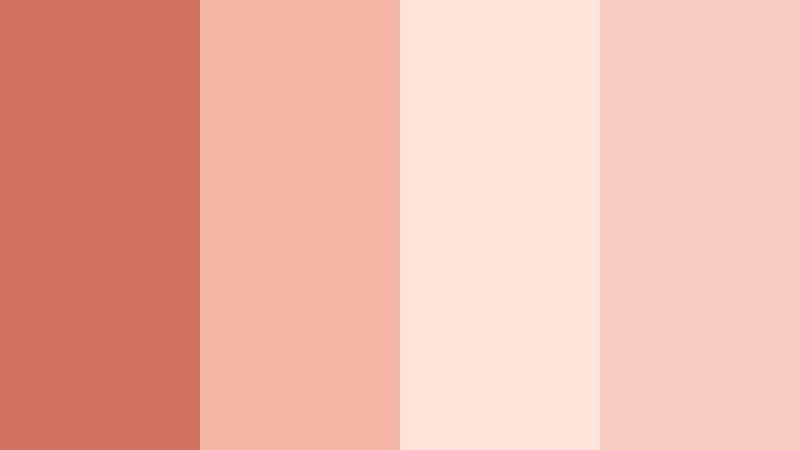 rose clay diary coral clay color palette with hex codes