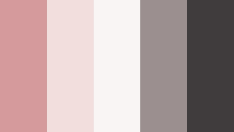 rose concrete minimal faded rose color palette with hex codes