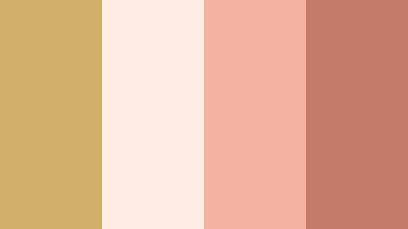 rose dawn brushed gold brushed gold color palette with hex codes
