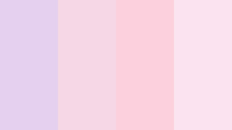 rose macaron afternoon creamy lilac color palette with hex codes