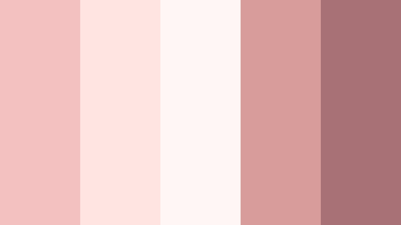 rose petal daydream faded rose color palette with hex codes