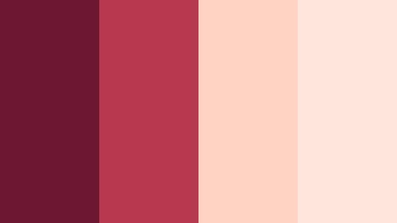 roseglass evening glow cinematic wine color palette with hex codes