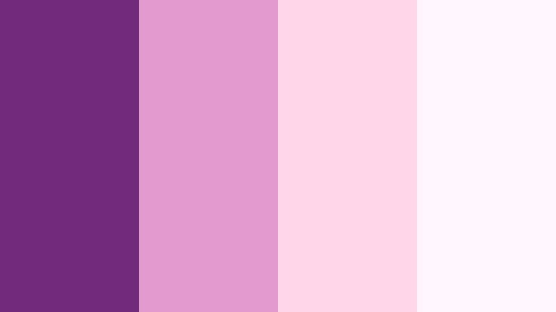 rosewater orchid glow deep orchid color palette with hex codes
