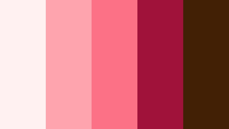 rosewood afterglow romantic color palette color palette with hex codes