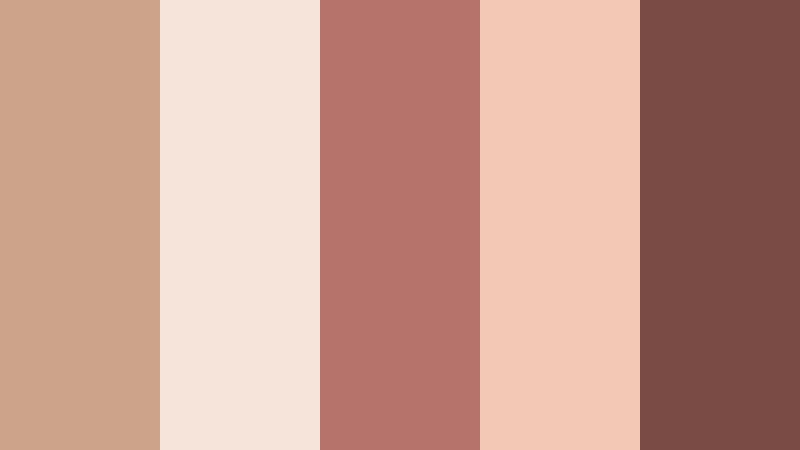 rosewood apartment glow toasted beige color palette with hex codes