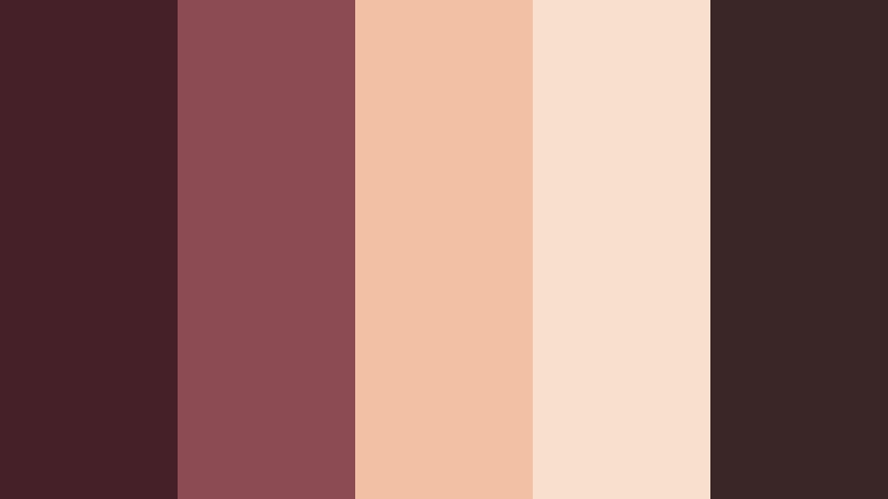 rosewood cocoa retreat deep rosewood color palette with hex codes