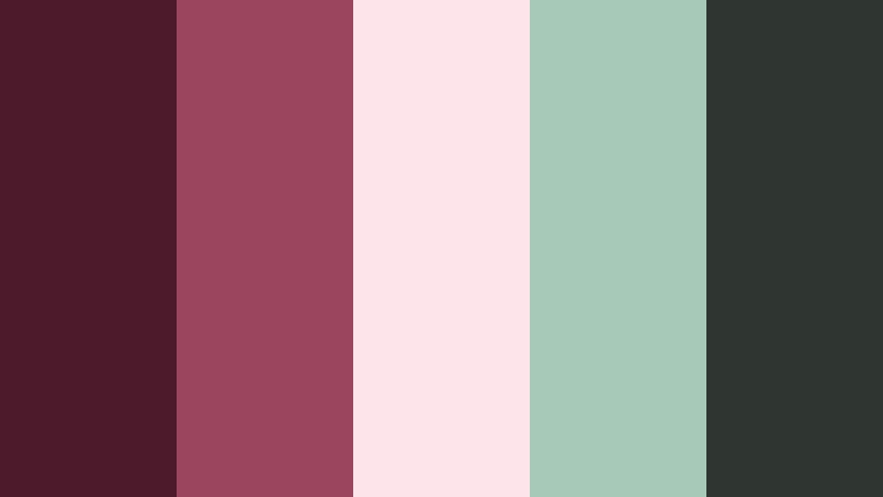 rosewood garden stroll deep rosewood color palette with hex codes