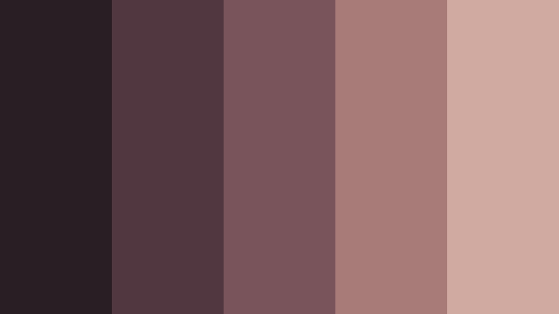 rosewood haze moody color palette color palette with hex codes