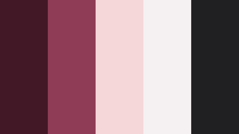rosewood minimal luxe deep rosewood color palette with hex codes