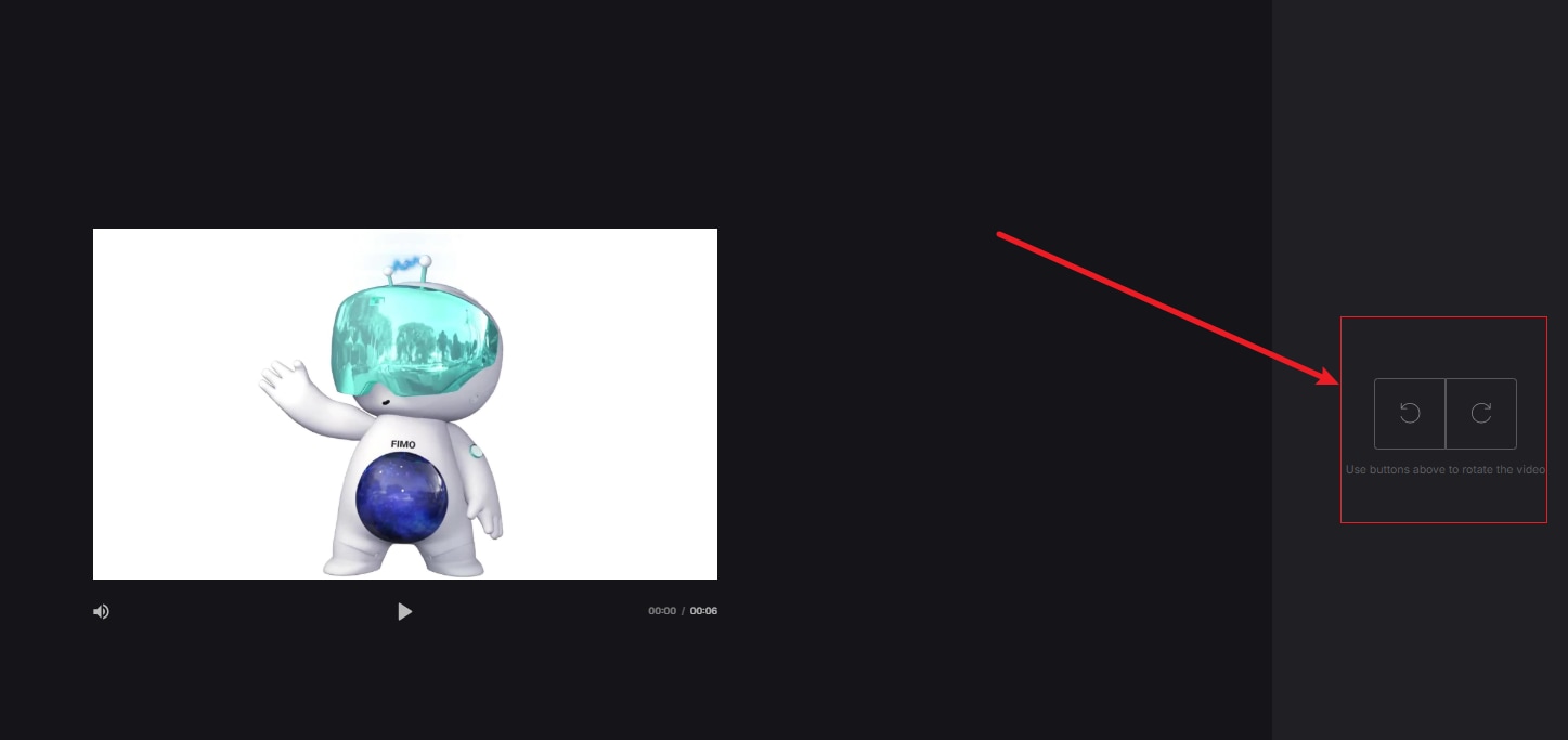 how to rotate video permanently