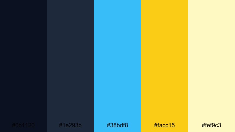 royal ballroom glow gold blue color palette with hex codes