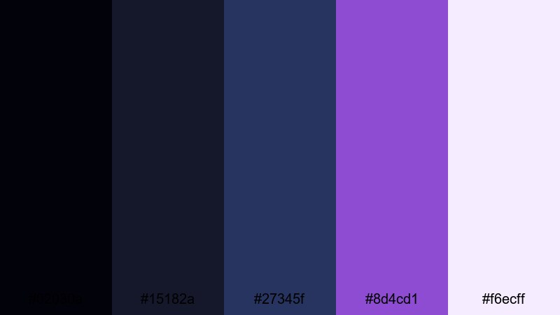 royal noir spotlight royal color palette with hex codes