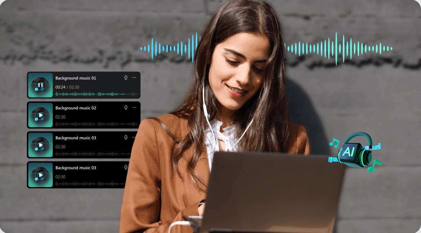 generate free podcast music filmora desktop