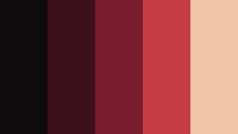 ruby receipt black friday color color palette with hex codes