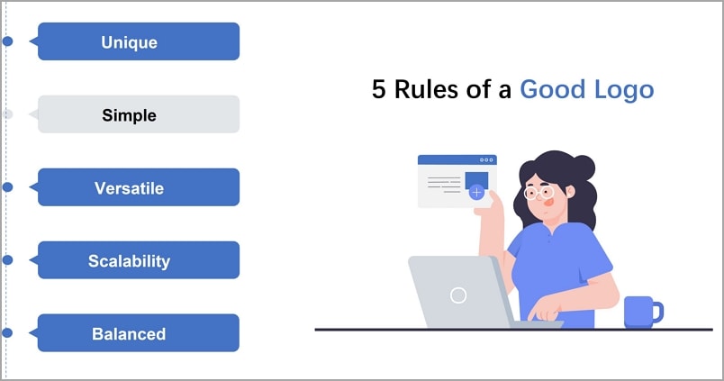 5 rules of a good logo