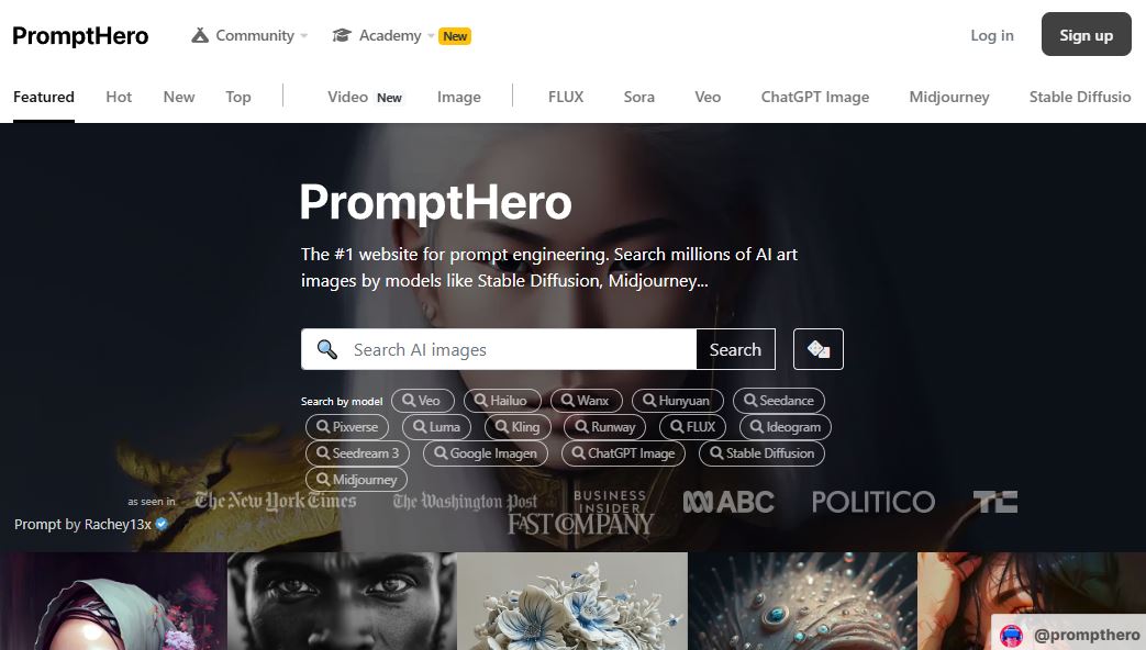 prompthero interface