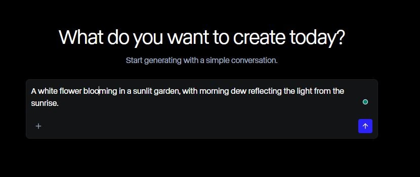 text prompt