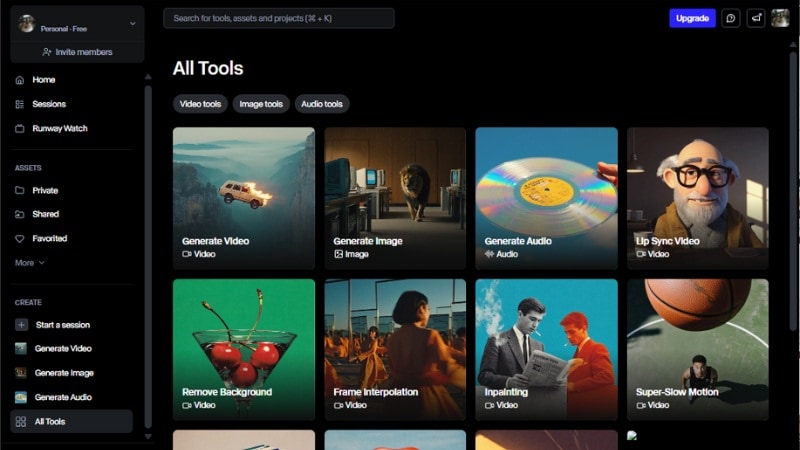 ai video editing tools in runwayml