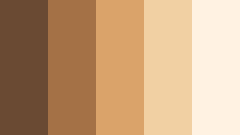 rustic bakery warmth latte brown color palette with hex codes