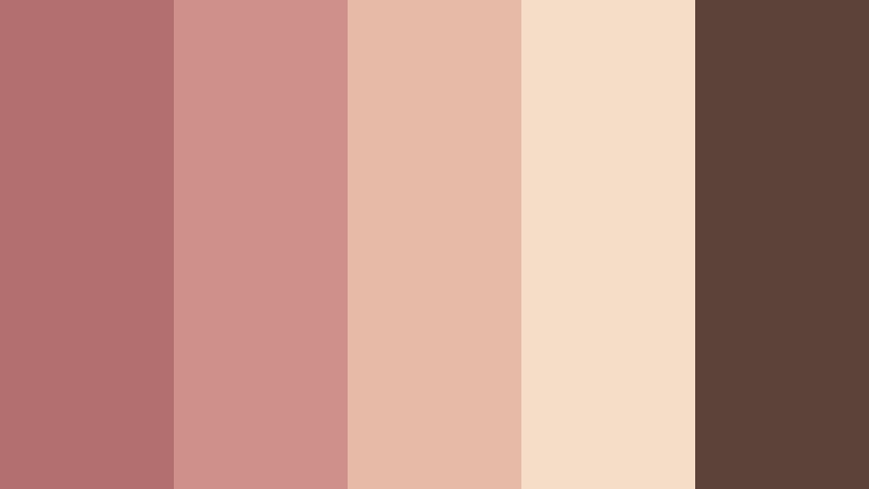 rustic cabin rose faded rose color palette with hex codes