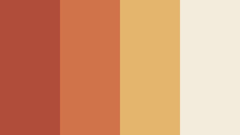 rustic coral harvest rust coral color palette with hex codes