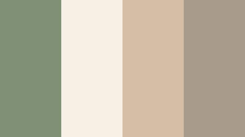 sage and champagne luxe sage leaf color palette with hex codes