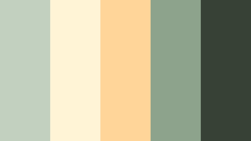 sage and citrus pop desert sage color palette with hex codes