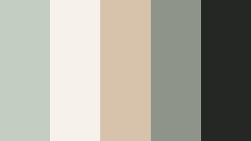 sage luxe branding desert sage color palette with hex codes
