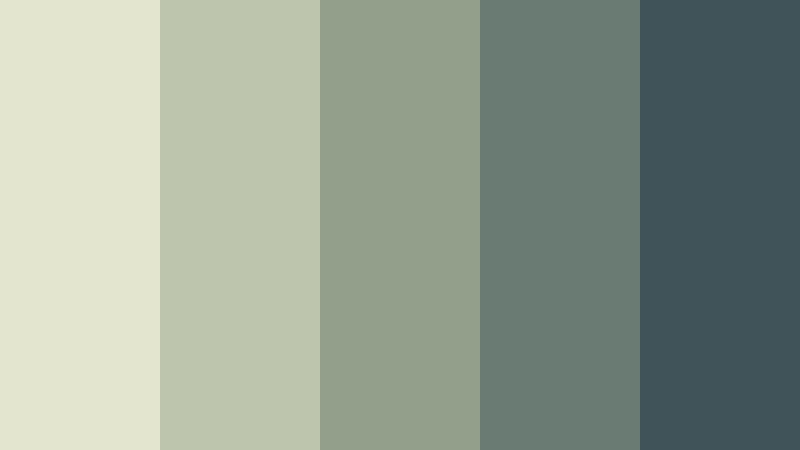 sage stone analogous color color palette with hex codes